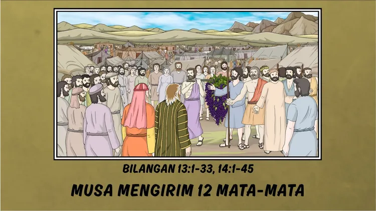 Musa mengirim 12 mata-mata