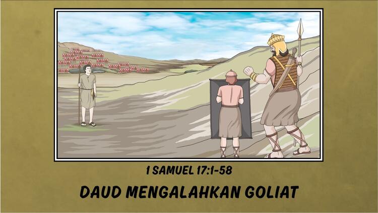 David defeats Goliath